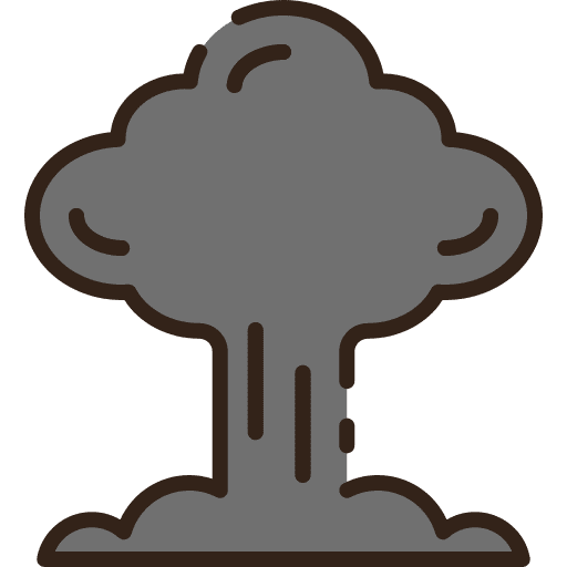 Explosion combustion flammable signaling icon