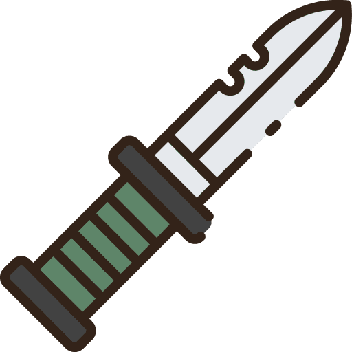 Knife knife war security icon