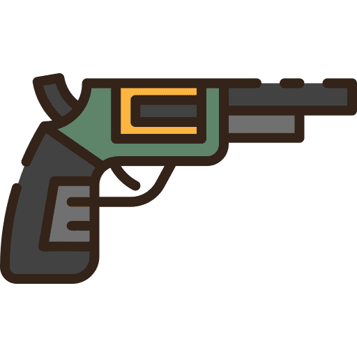 Revolver criminal revolver pistol icon