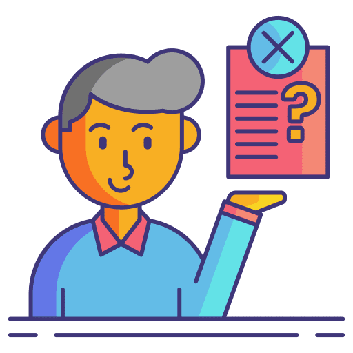 Question test question text icon