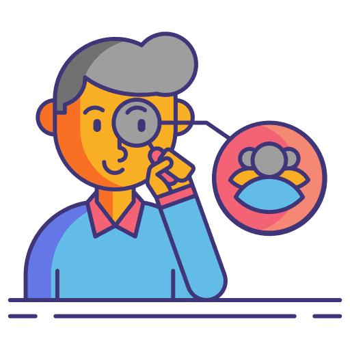 Sampling marketing survey customer icon