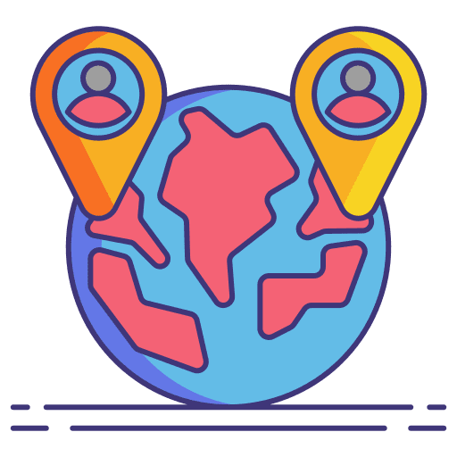 Demographics statistics bar graph graph icon