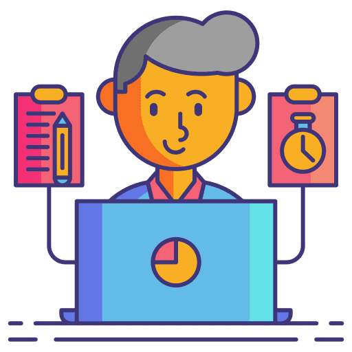 Research marketing qualitative research client icon