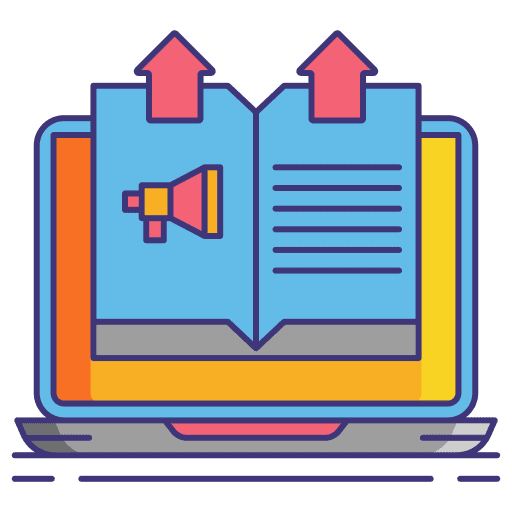 Content writing content writing content marketing icon