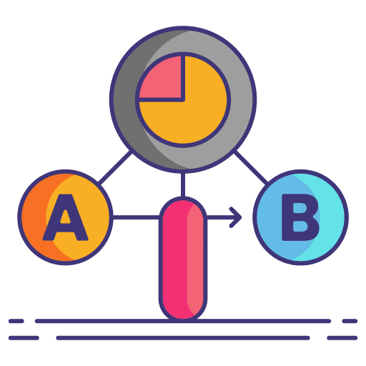 Research browser mark marketing icon