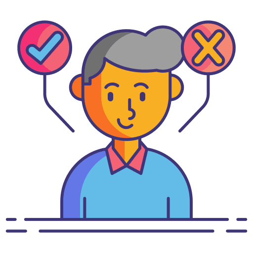 Decision making decision manager decision making icon