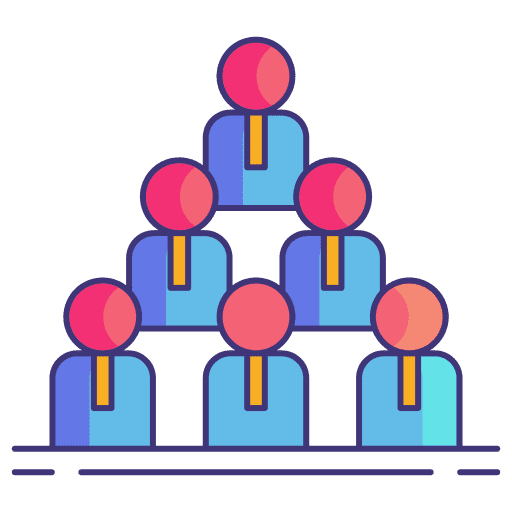 Groups leader humanpictos people icon