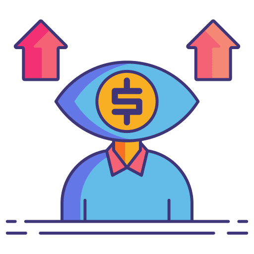 Opportunity look marketing business and finance icon