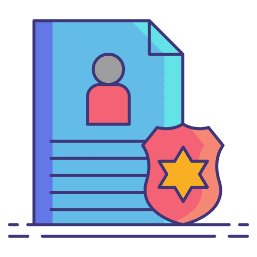 Privacy policy document business and finance policy icon