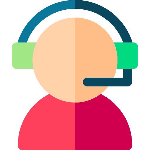 Call center agent call center agent headphone avatar icon