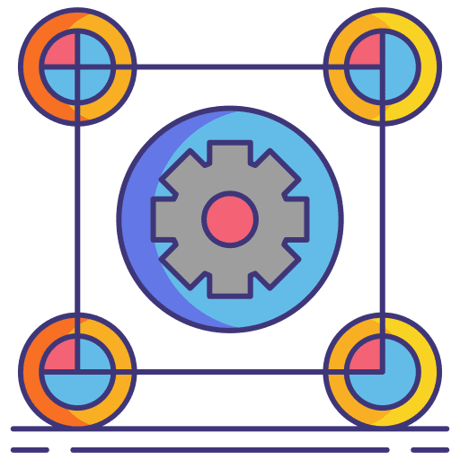 System system analysis gear icon
