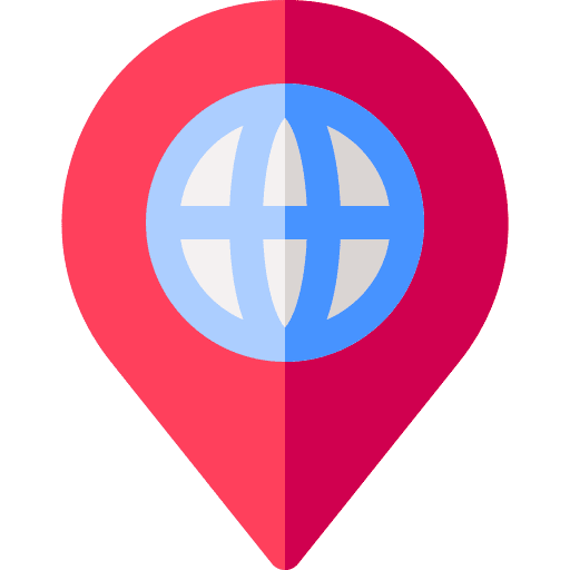 Location pin map point map location icon