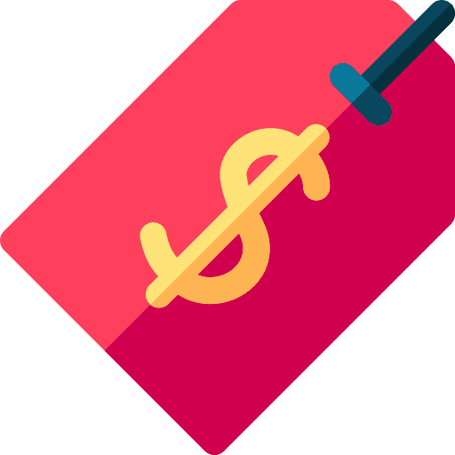 Price tag label highlight stories commerce and shopping icon