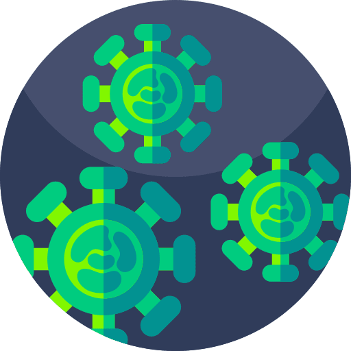 Virus healthcare infection medical icon