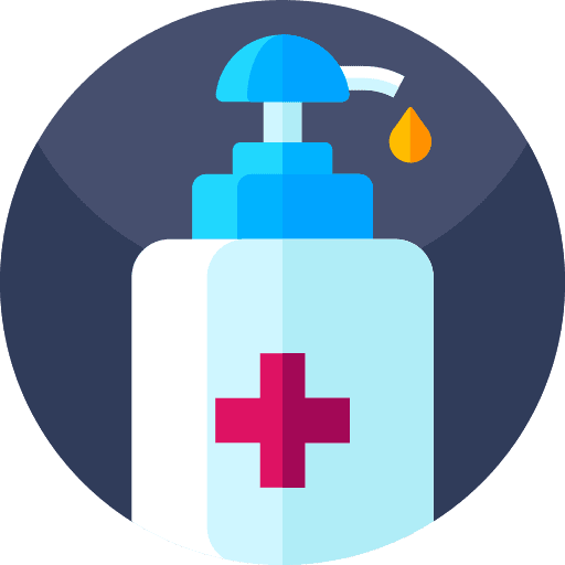 Hand wash healthcare and medical cleaning soap icon