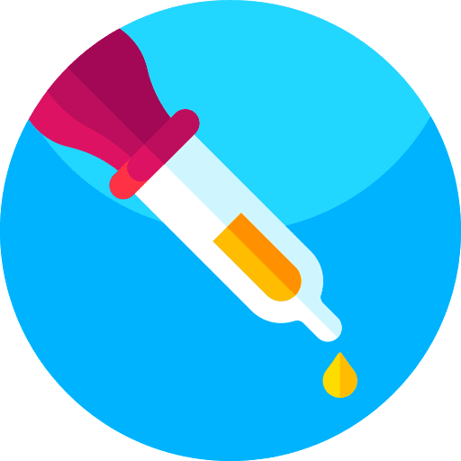 Pipette volumetric chemistry science icon