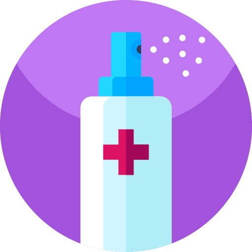 Spray coronavirus spray tool icon