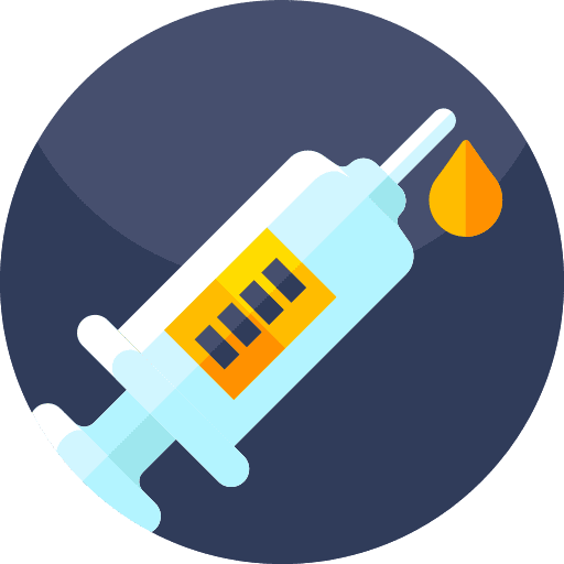 Vaccine syringe vaccine health care icon