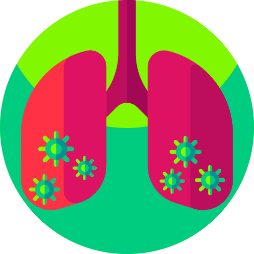 Virus breath coronavirus healthcare and medical icon