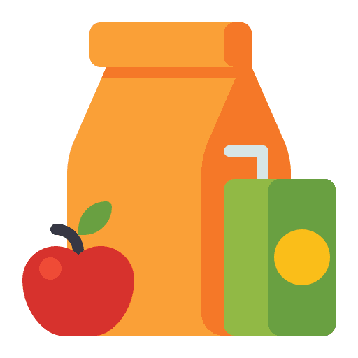 Lunch bag juice lunch bag food and restaurant icon