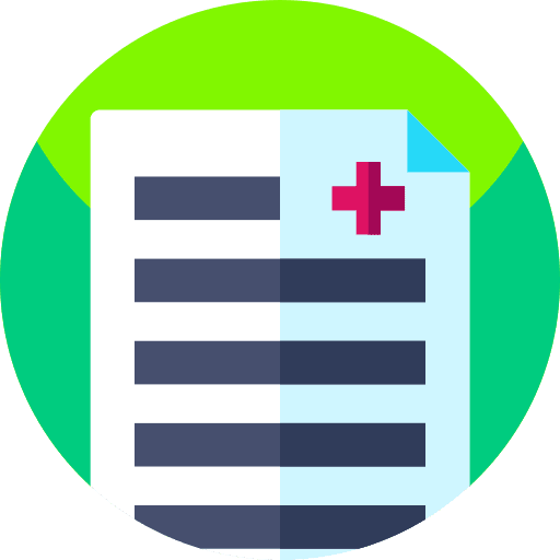 Medical report hospital medical report icon