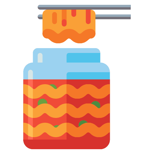 Kimchi asian food korean korea icon