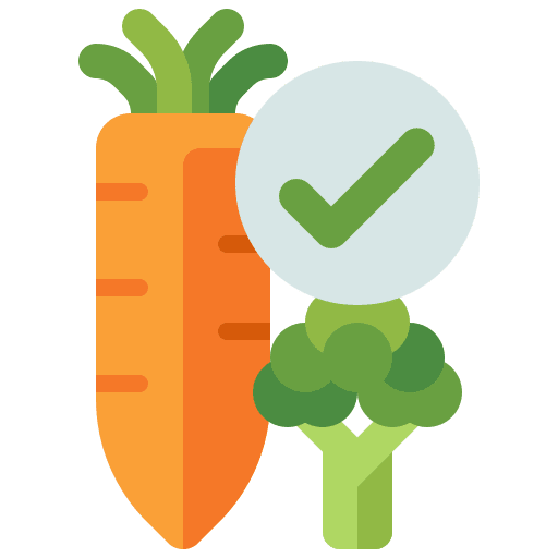 Vegetables vegetables vegan food and restaurant icon