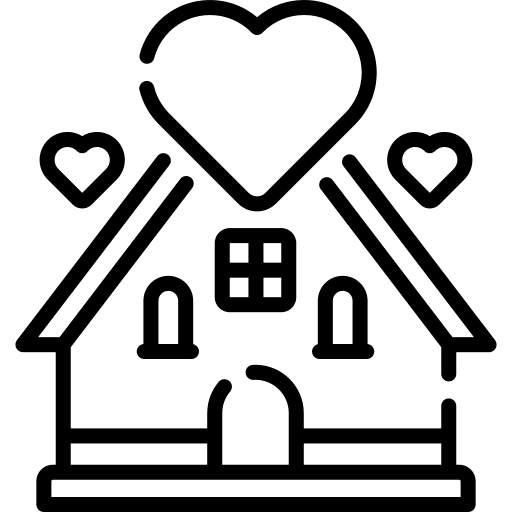 Home family love real estate icon