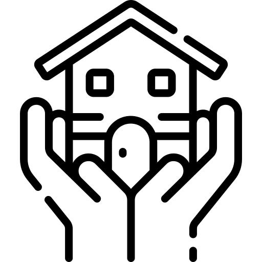 House protection realtor house icon