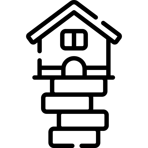 House loan cash house icon