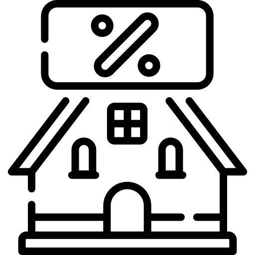 Interest shapes commerce and shopping business and finance icon