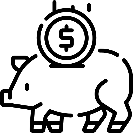 Savings money savings business and finance icon