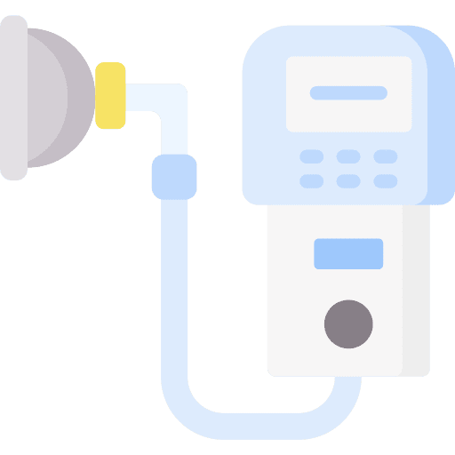 Respirator oxygen machine medical icon
