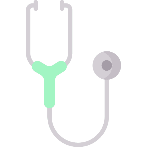 Stethoscope phonendoscope health healthcare and medical icon