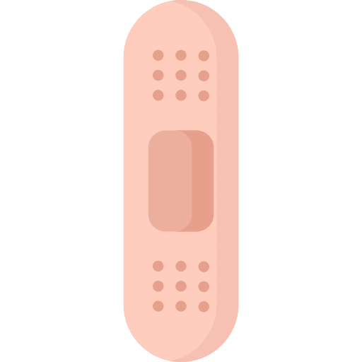 Plaster bandage band aid first aid icon