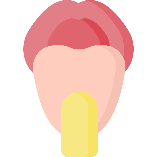 Tongue depressor medical tools cleaning hygiene icon