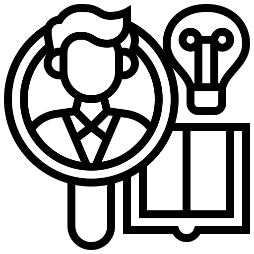 Talent search search ability business and finance icon