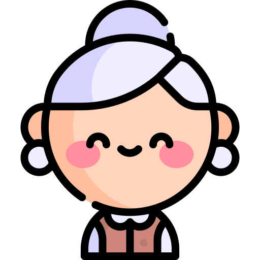 Grandmother people women old people icon