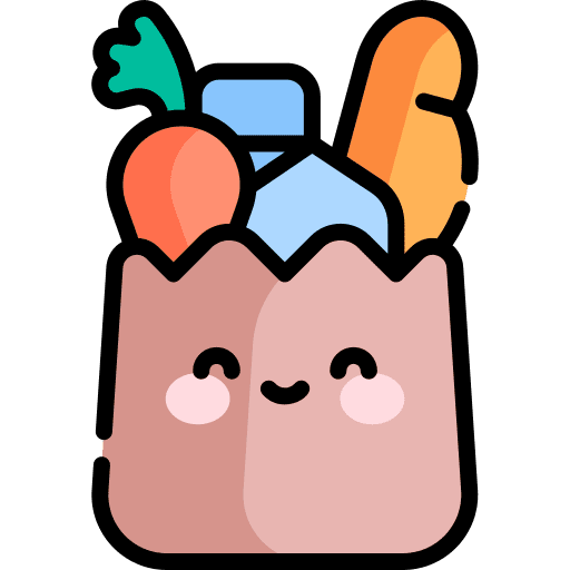 Groceries goods food groceries icon