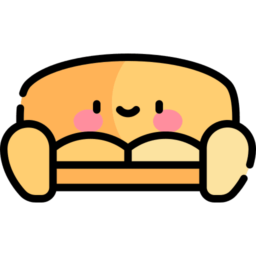 Sofa furniture and household people furniture icon