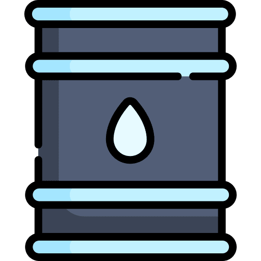 Oil barrel industry diesel tank icon