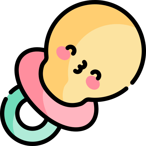 Pacifier toy people pacifier icon