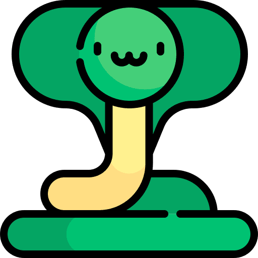 Cobra animal kingdom animal reptile icon