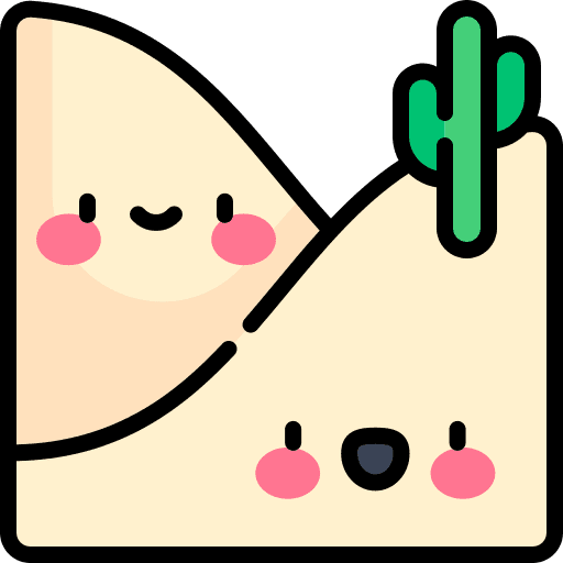 Dune nature travel landscape icon