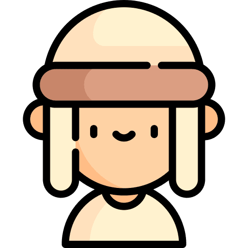 Bedouin man desert arabic icon