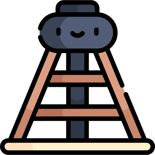 Oil derrick transport lift oil icon