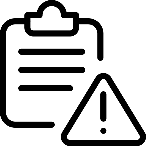 Error error file pencil icon