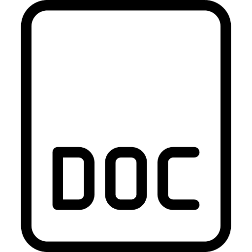 Doc document word doc docs icon