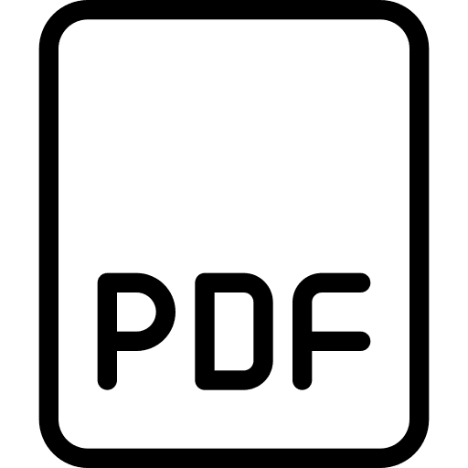 Pdf text file document professions and jobs icon