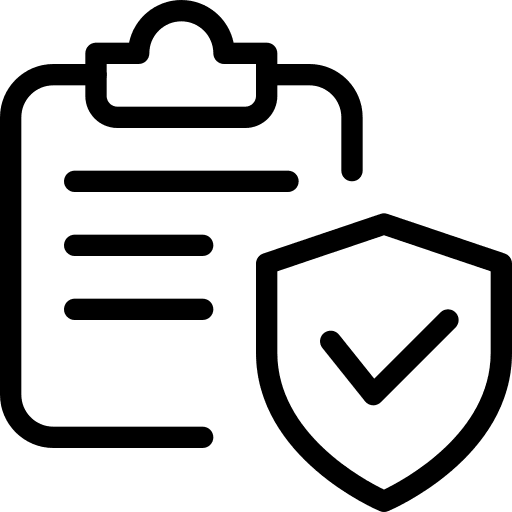 Secure education record book secure icon